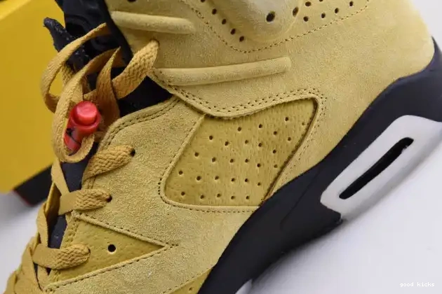 Cheap X 6 JORDAN YELLOW AIR SCOTT TRAVIS CN1084-300 0426